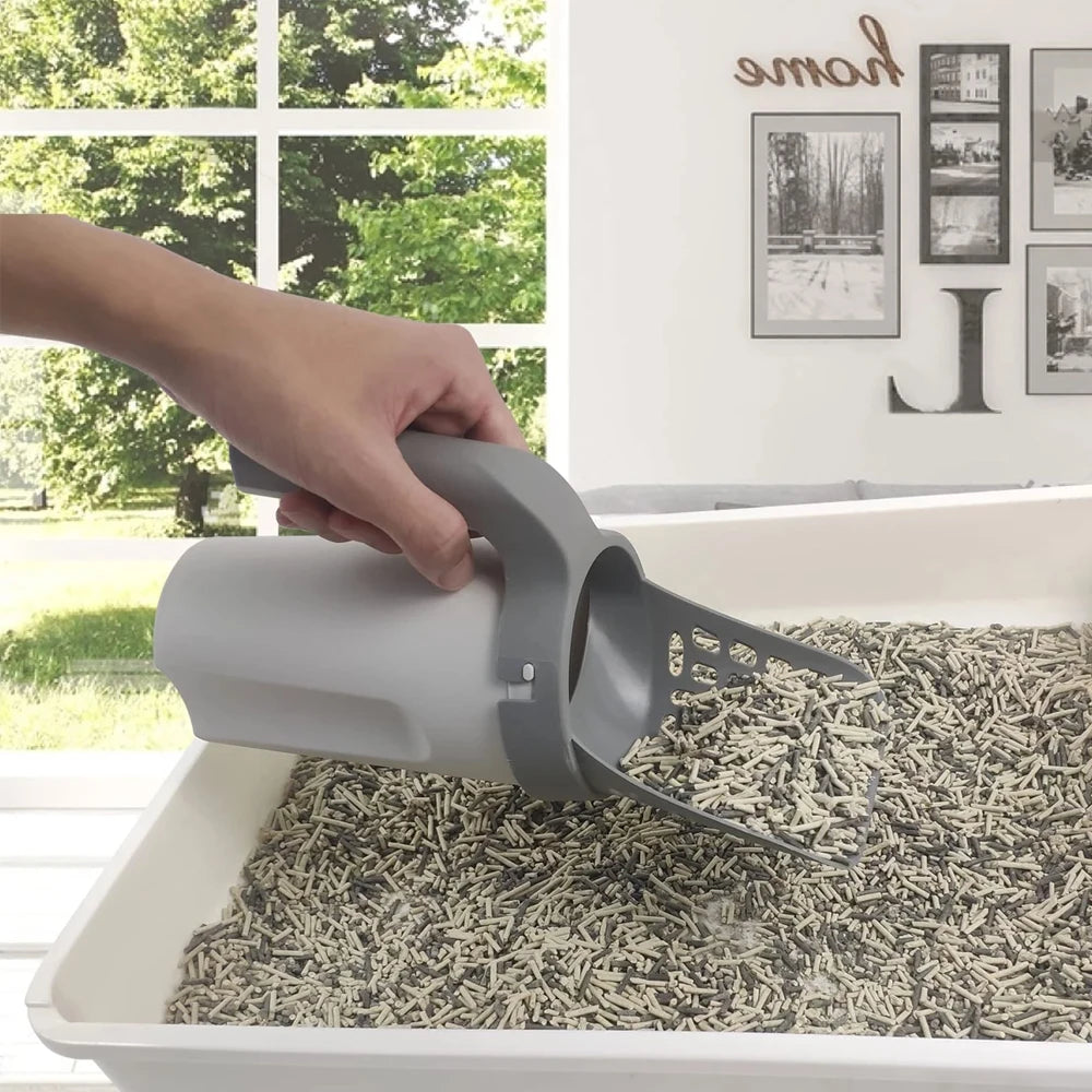 Premium Cat Litter Scoop and Filter for Easy Waste Management - Self-Cleaning Accessory for Cat Litter Boxes